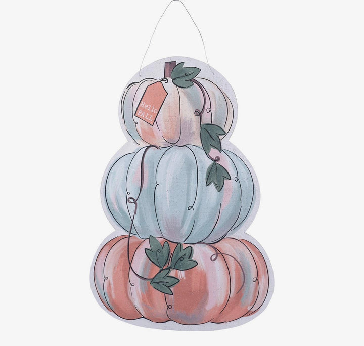 Holly Snowman/Stacked Pumpkins Burlee