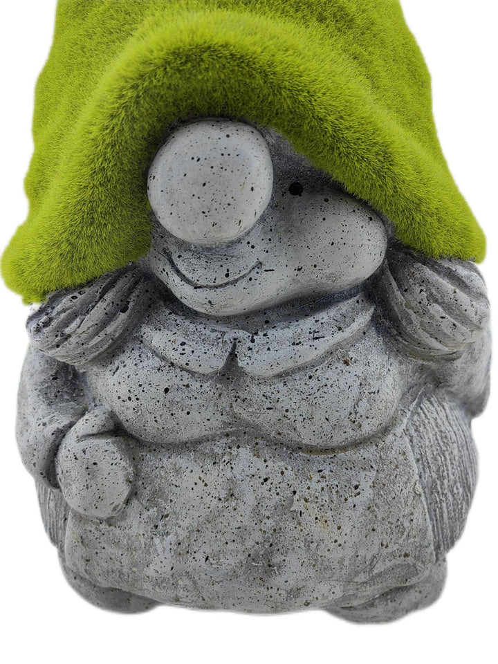 Mossy Hat Garden Gnome 14"