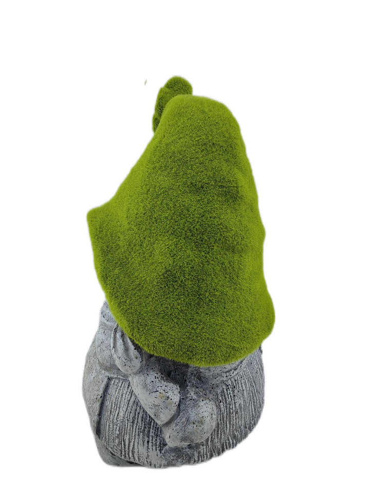 Mossy Hat Garden Gnome 14"