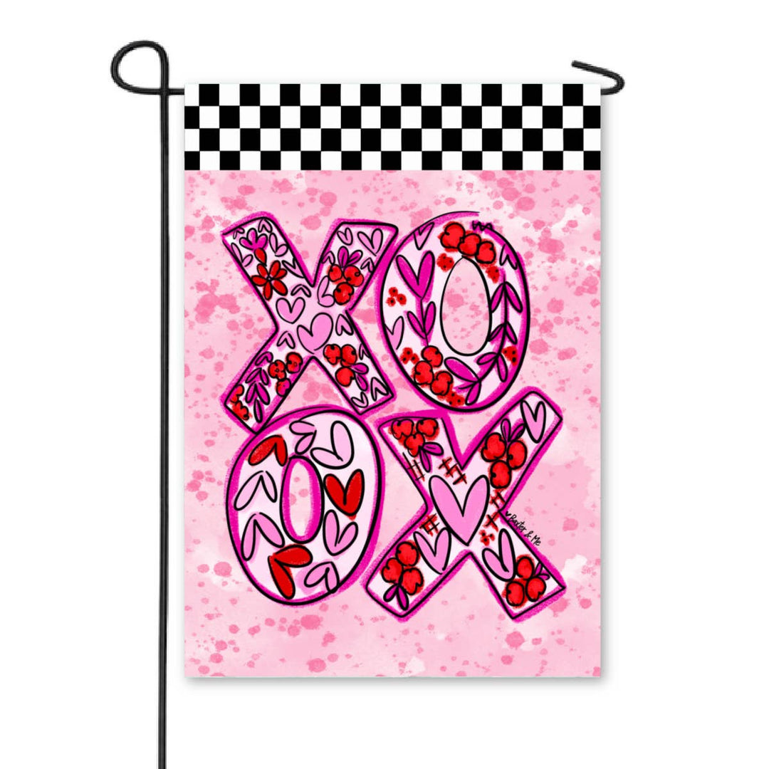 XOXO Garden Flag