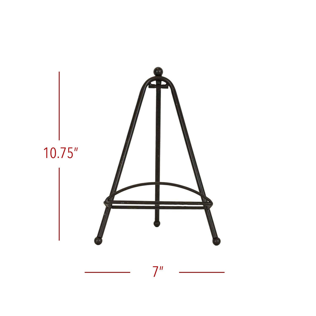 Atticus Farmhouse Black Metal Folding Easel