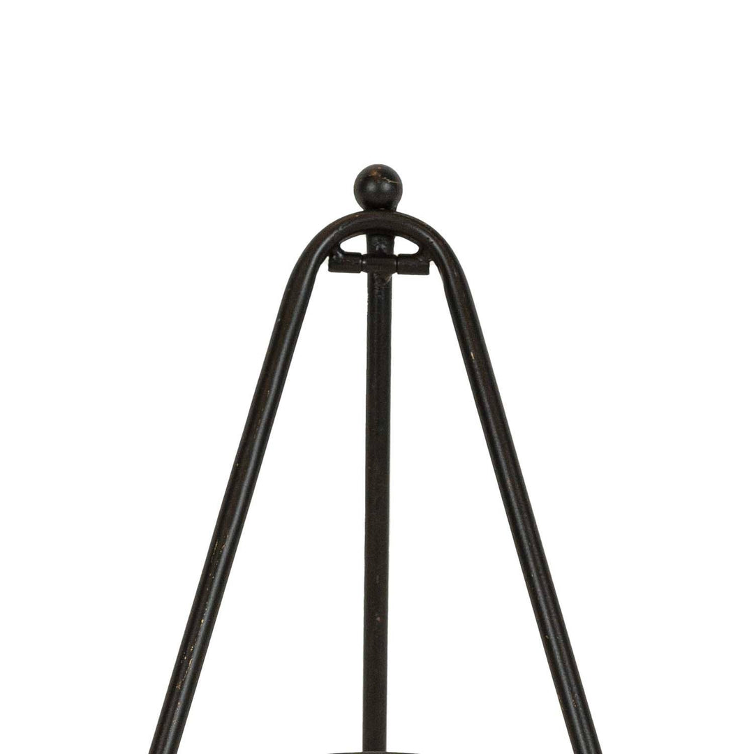 Atticus Farmhouse Black Metal Folding Easel