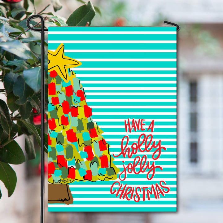 Have a Holly Jolly Christmas Garden Flag