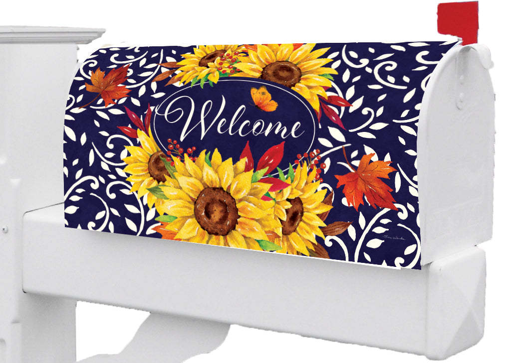 Mailbox Makeover-Sunflower Panel
