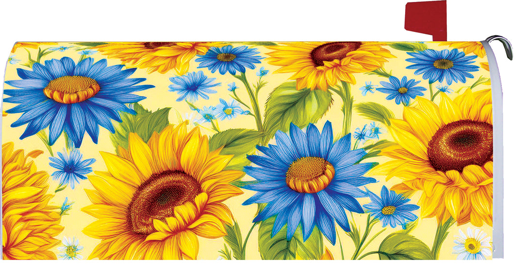 Mailbox Makeover-Sunflower and Daisies