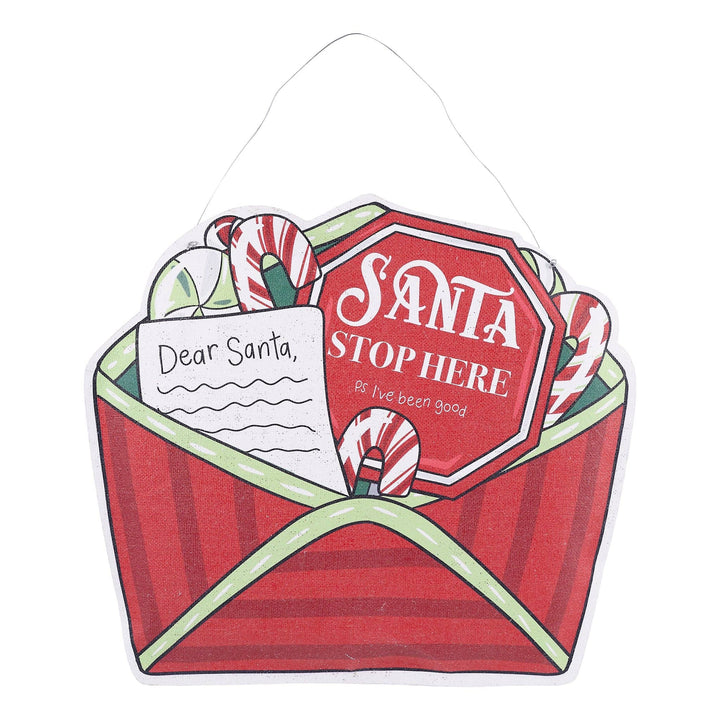 Love Lives Here /Santa Stop Here Burlee - Valentine's Décor