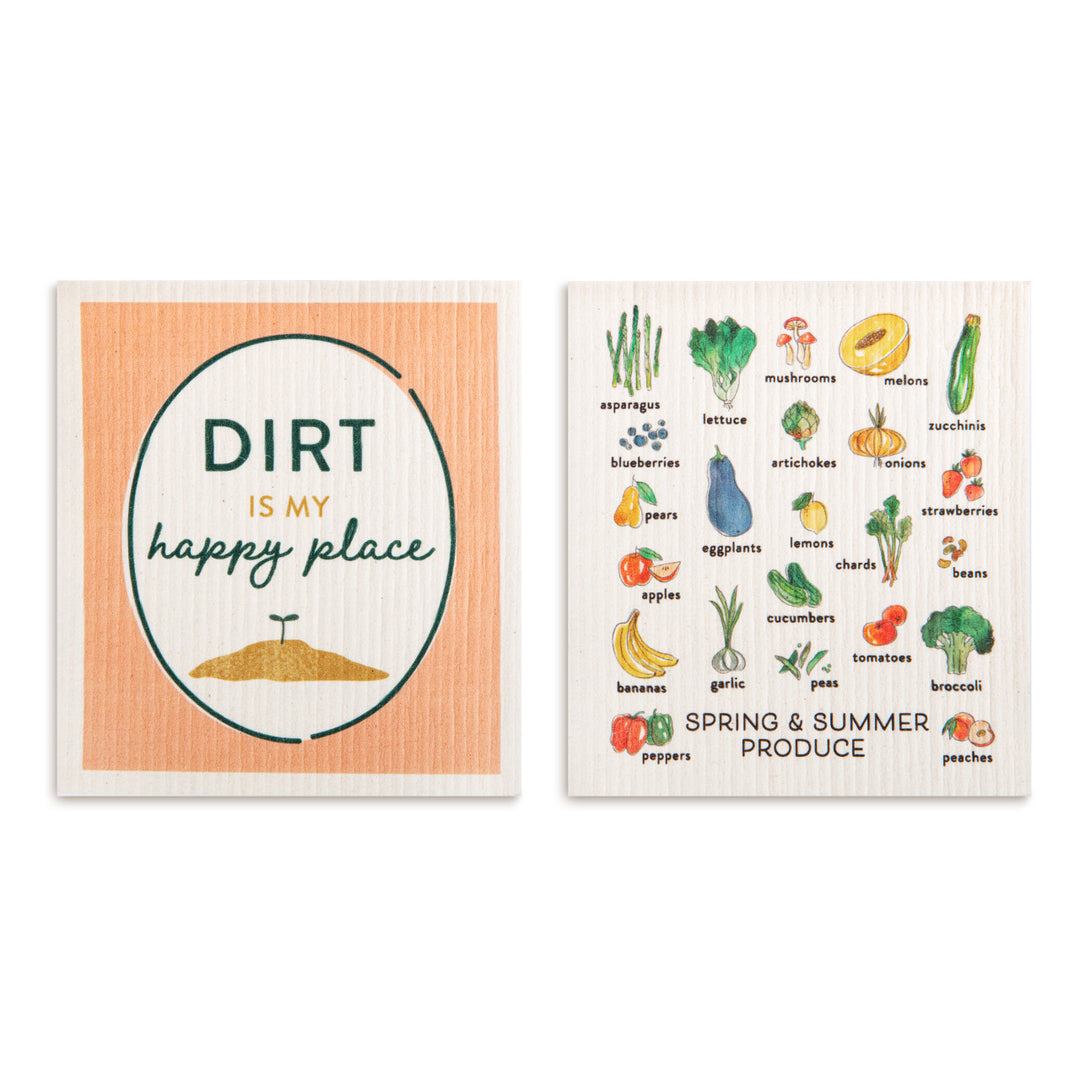Biodegradable dishcloths set of two