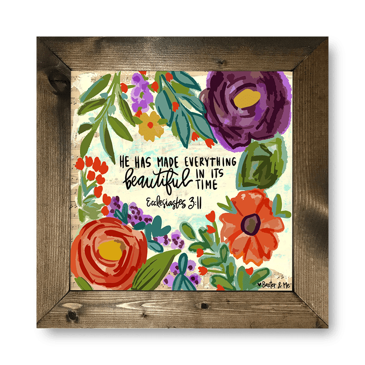 Everything Beautiful - Framed Art