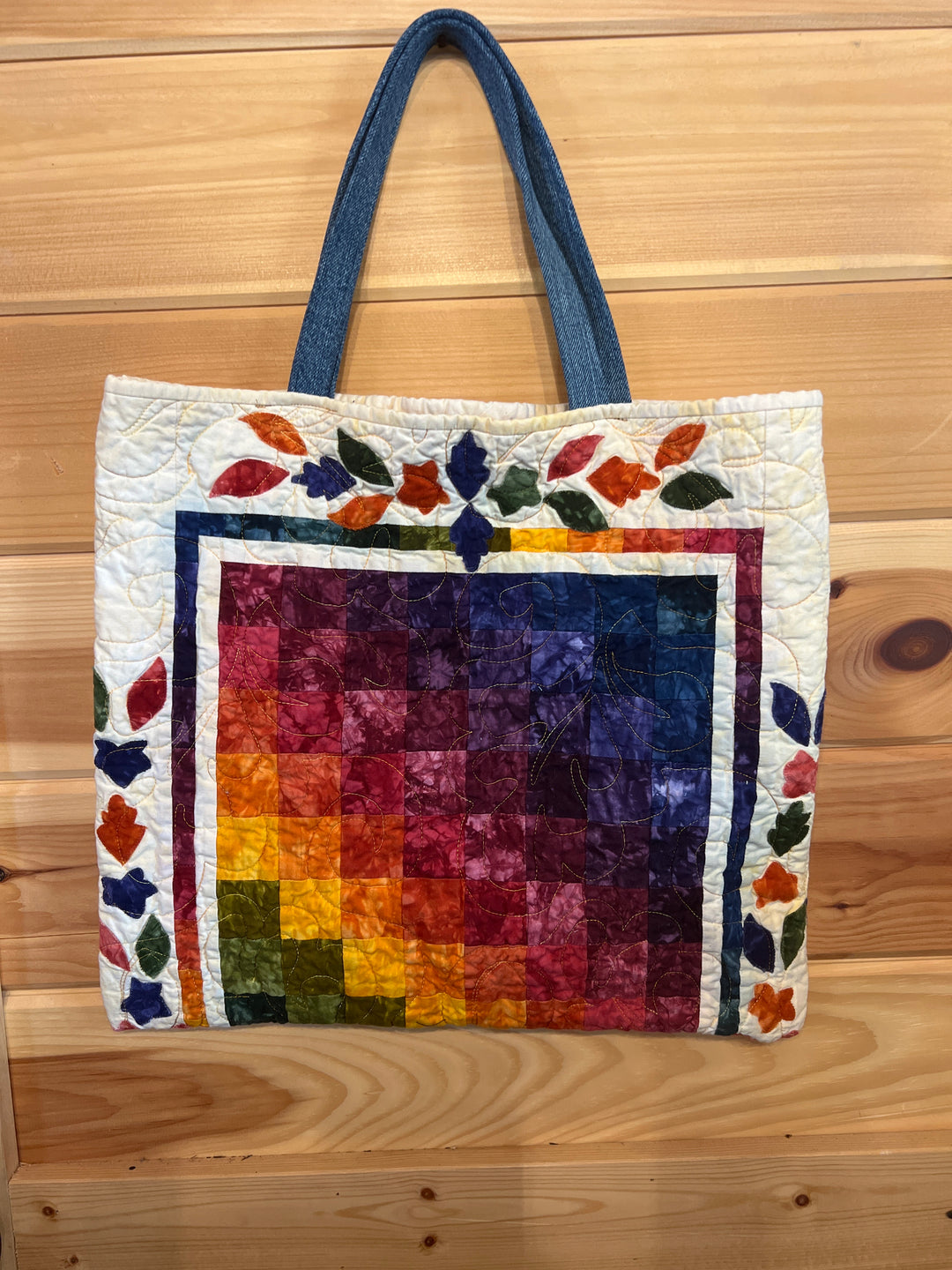 Quilt bag - rainbow
