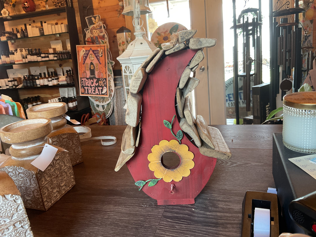 Sunflower Bird House