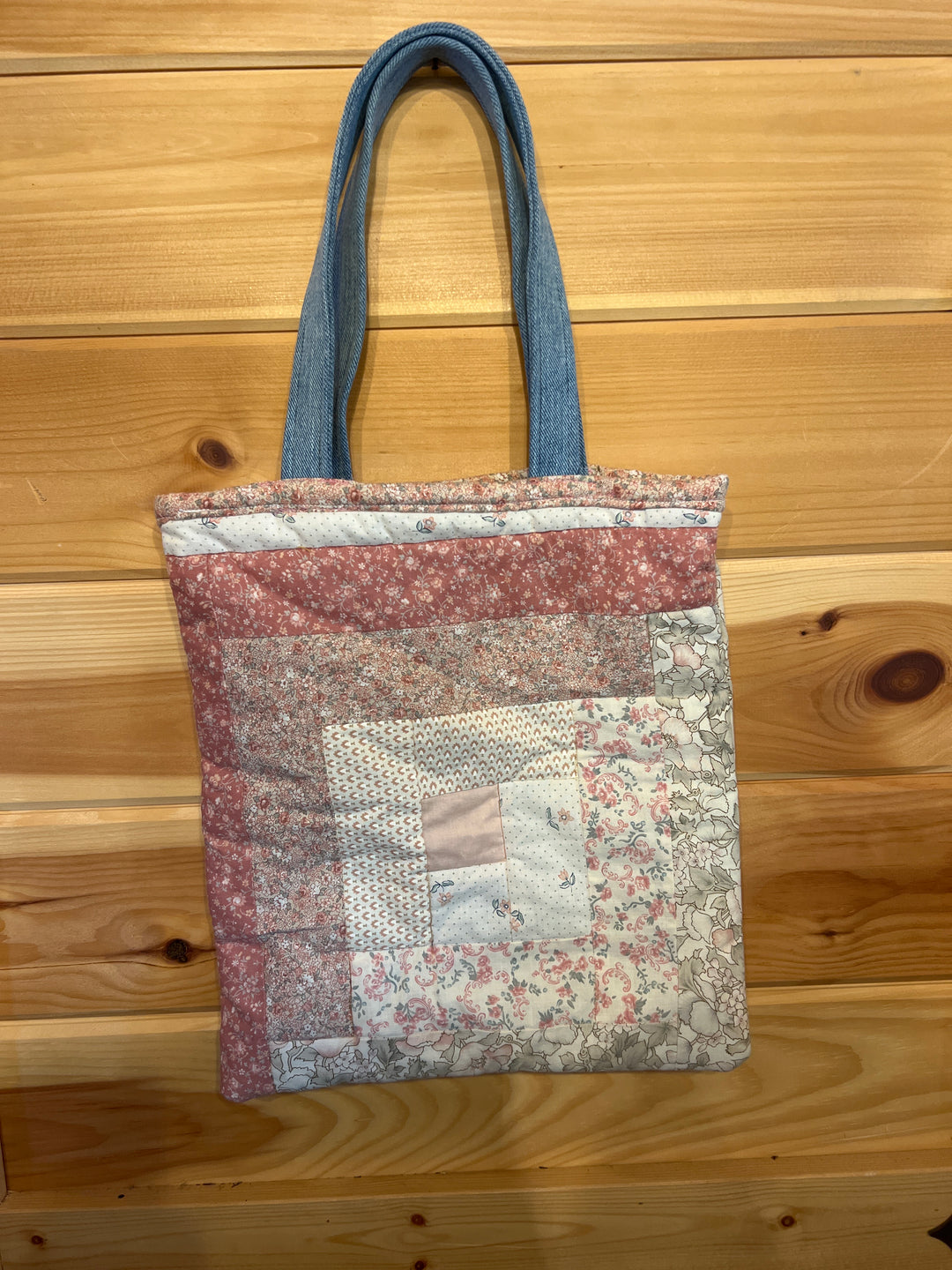 Quilt bag - pink floral