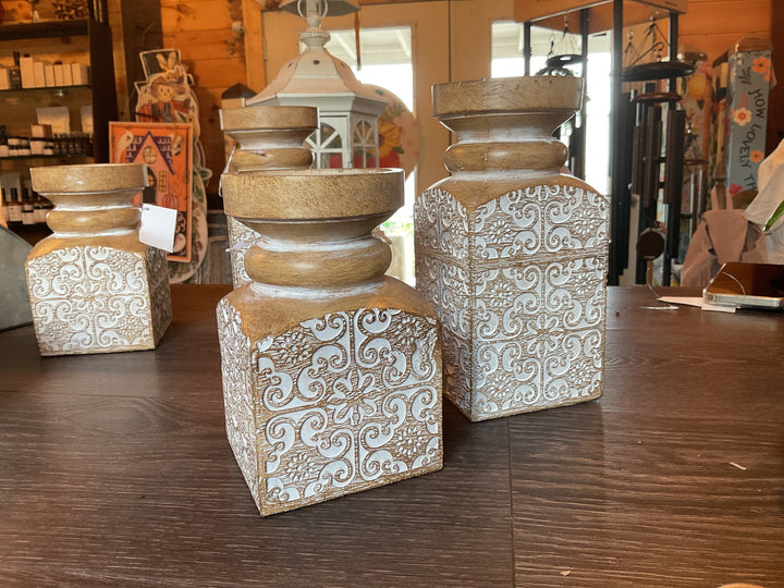 Candle Pillar Holder Set