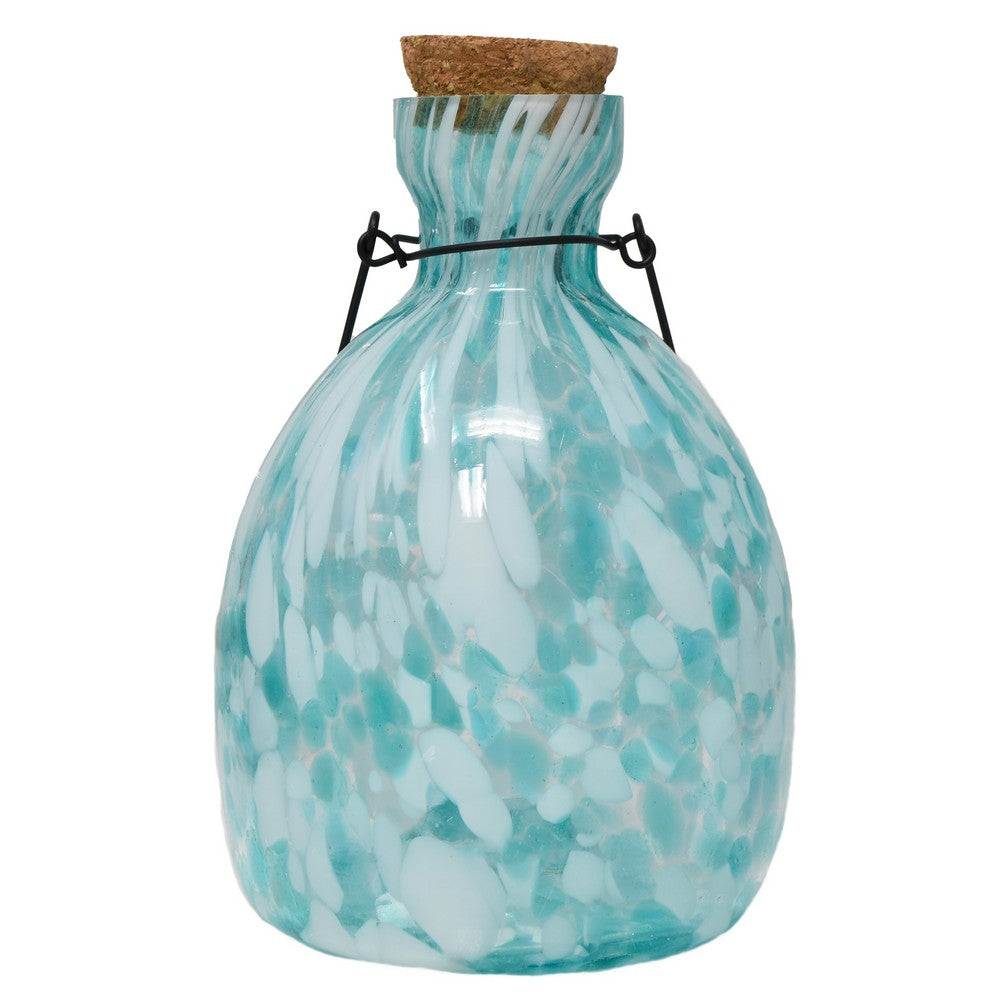 Blue White Glass Wasp Trap