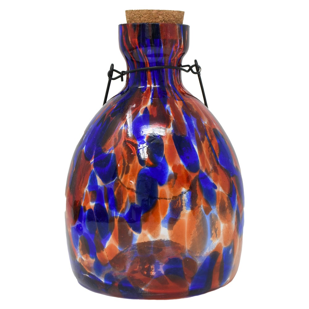Cobalt Glass Wasp Trap
