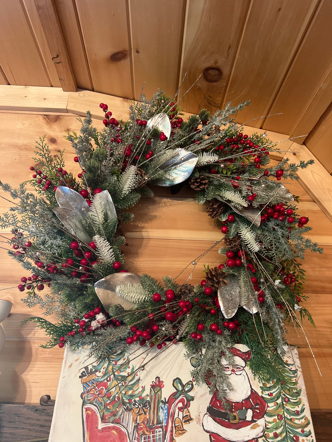 Berry holiday wreath