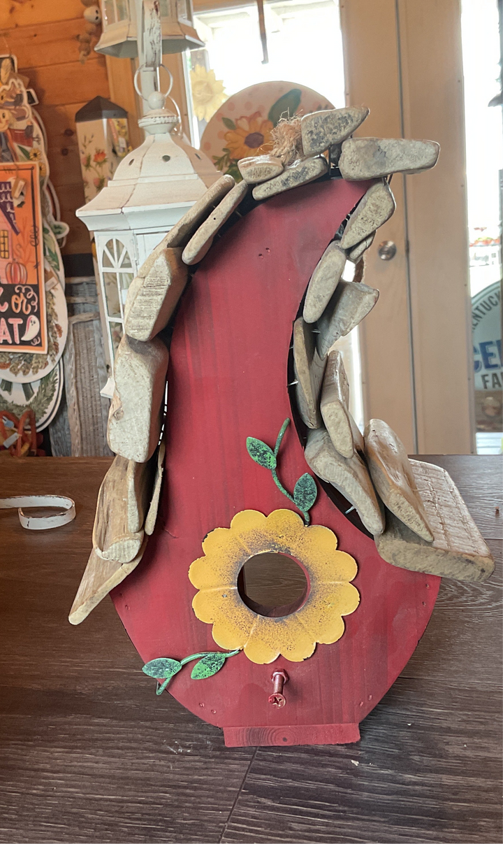 Sunflower Bird House