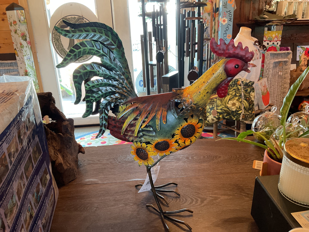 Sunflower Rooster 15”
