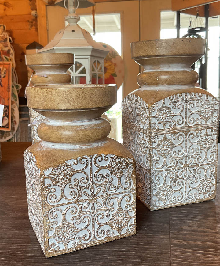 Candle Pillar Holder Set