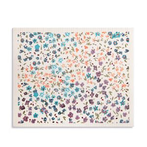 Tiny Floral Extra Large Biodegradable Dish Cloth
