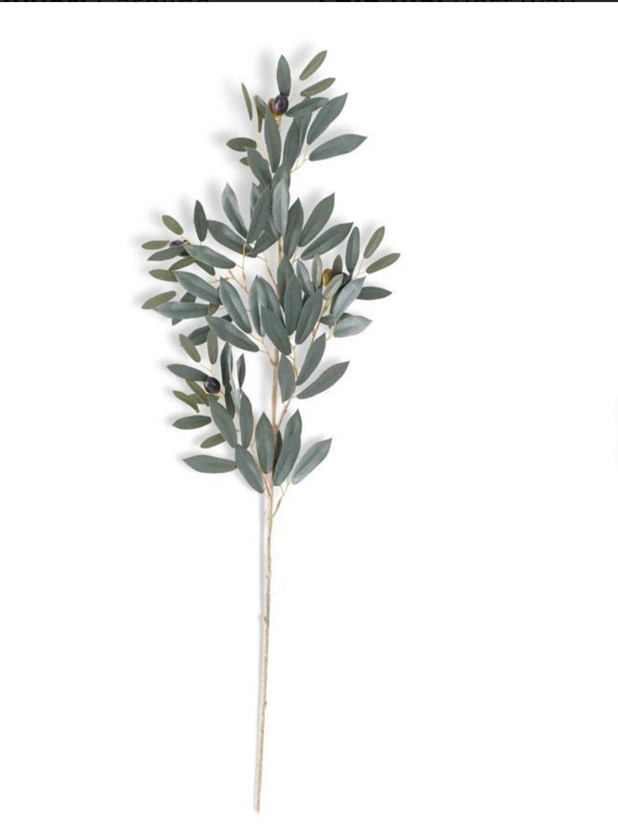35” Olive Leaf Spray