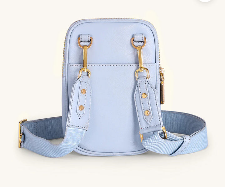 Mira & Moss Iris Mini-Crossbody Bag - Ice Blue