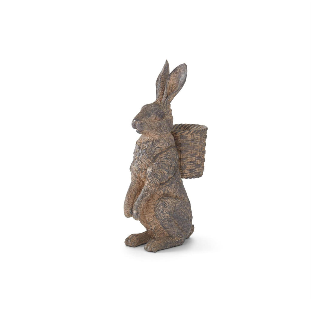 Resin Bunny with Basket