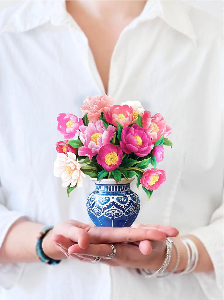 Mini Peony Paradise Pop-Up Card