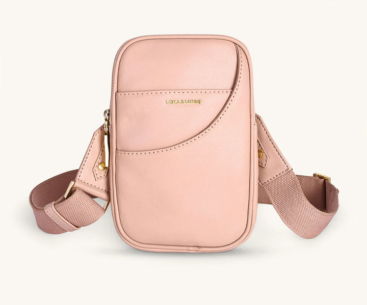 Mira & Moss Iris Mini-Crossbody Bag - Transcendent Pink