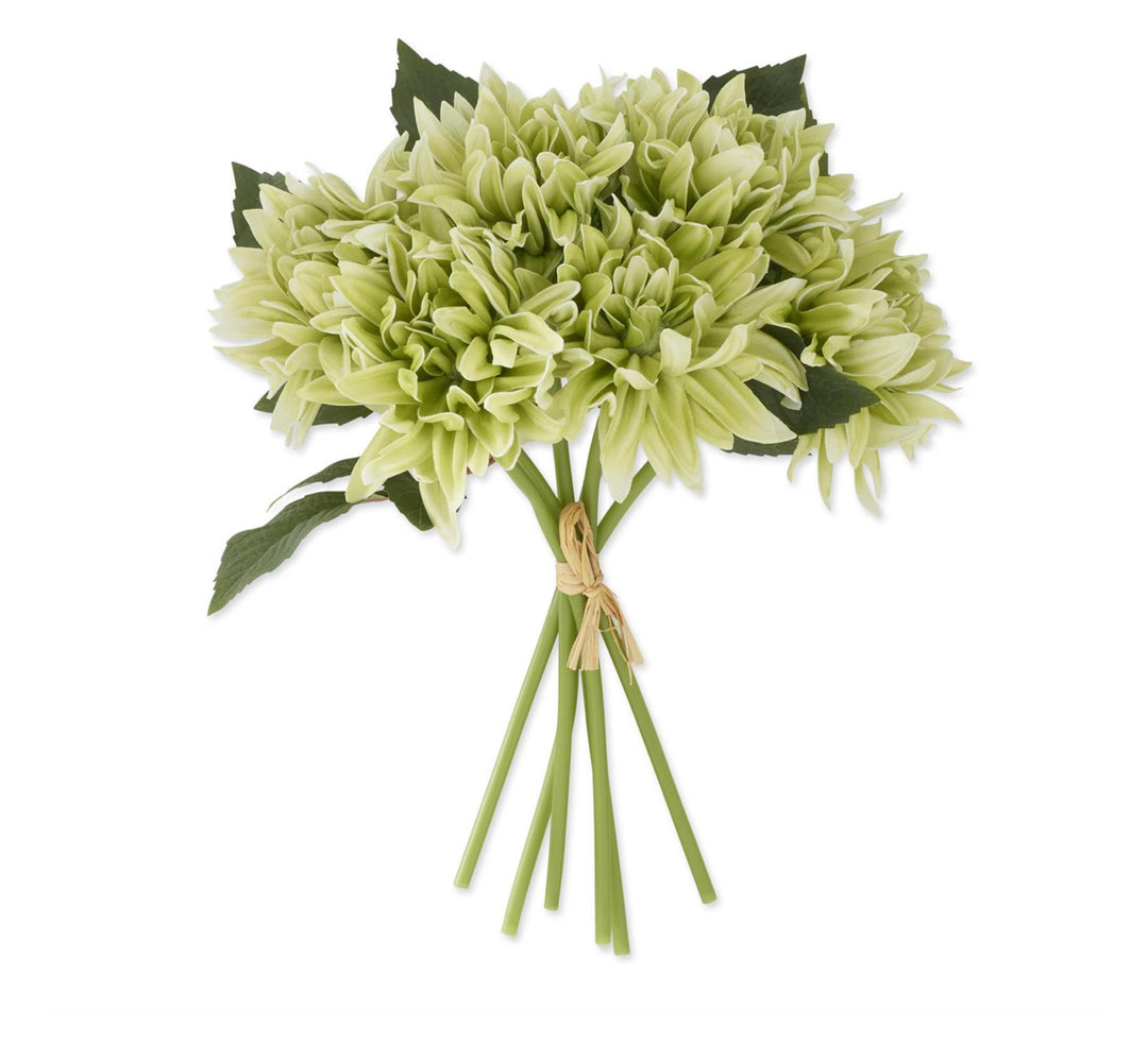 12” Green Real Touch Dahlia Stem