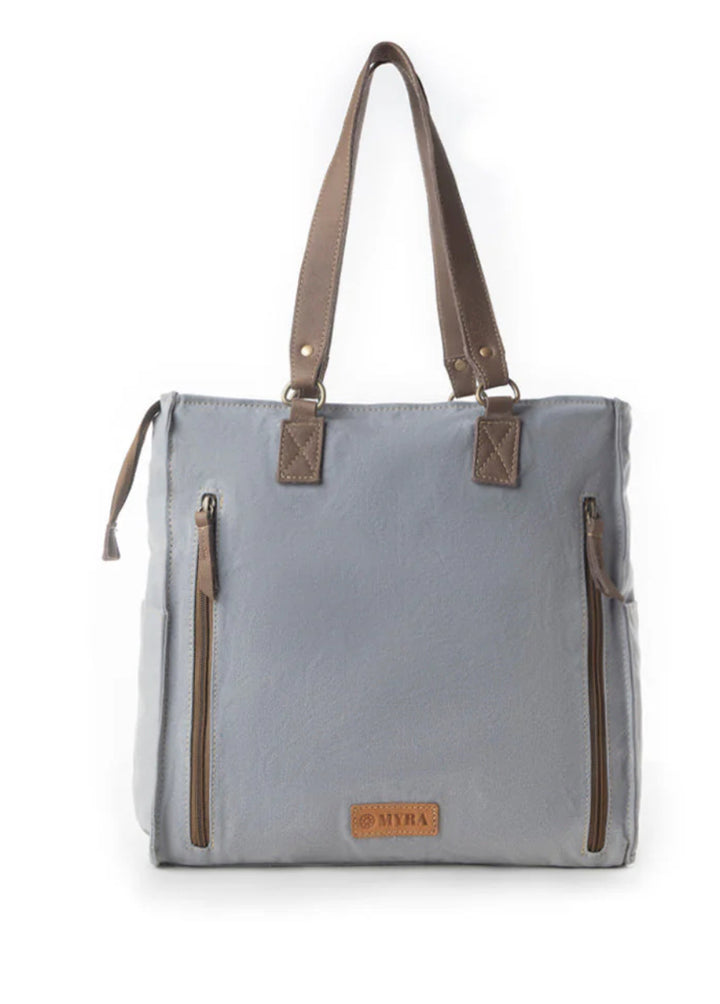 Myra Paisley Plains Concealed Carrybag in Faded Denim
