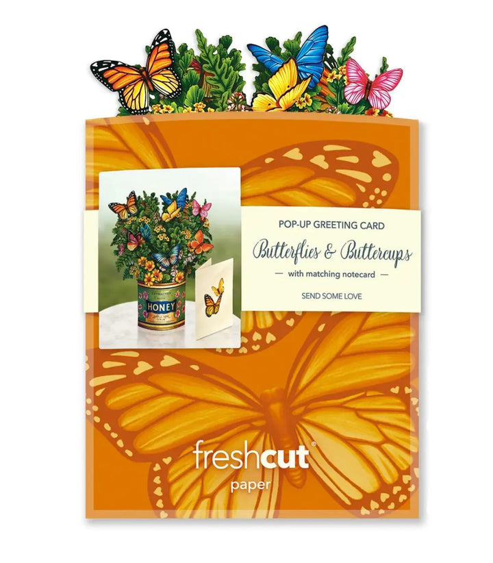 Mini Butterflies and Buttercups Pop-Up Card