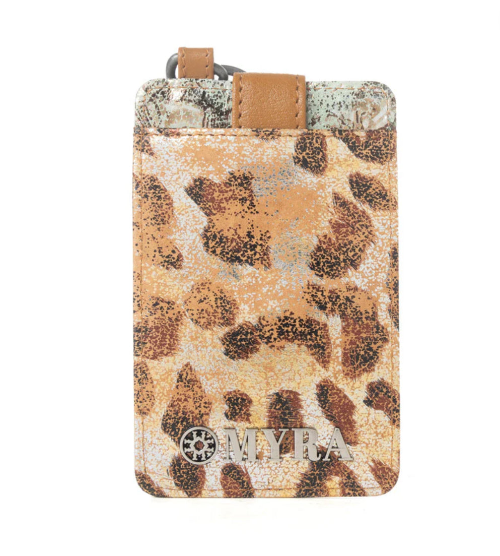 Valejo Spirit Credit Card Holder- Leopard Dust