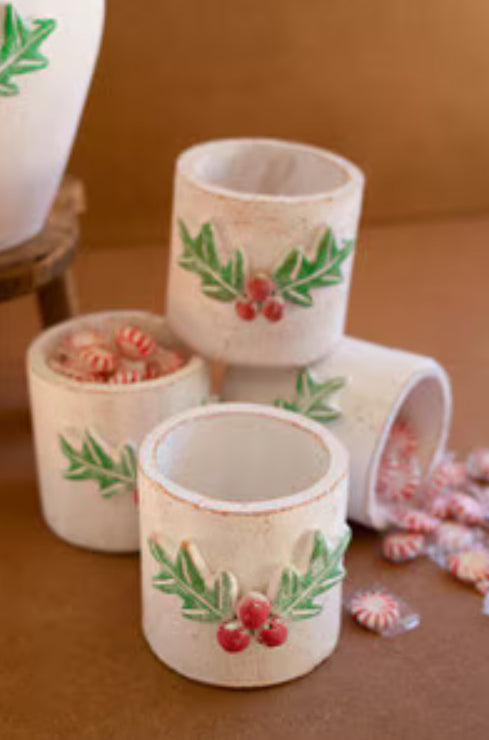 Clay Container-Holly