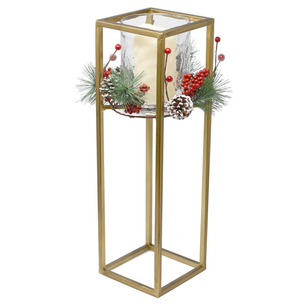Large Berries Candle Holder with LED