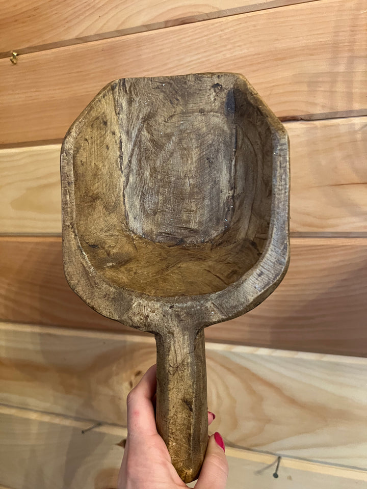 Vintage Wood Scoop