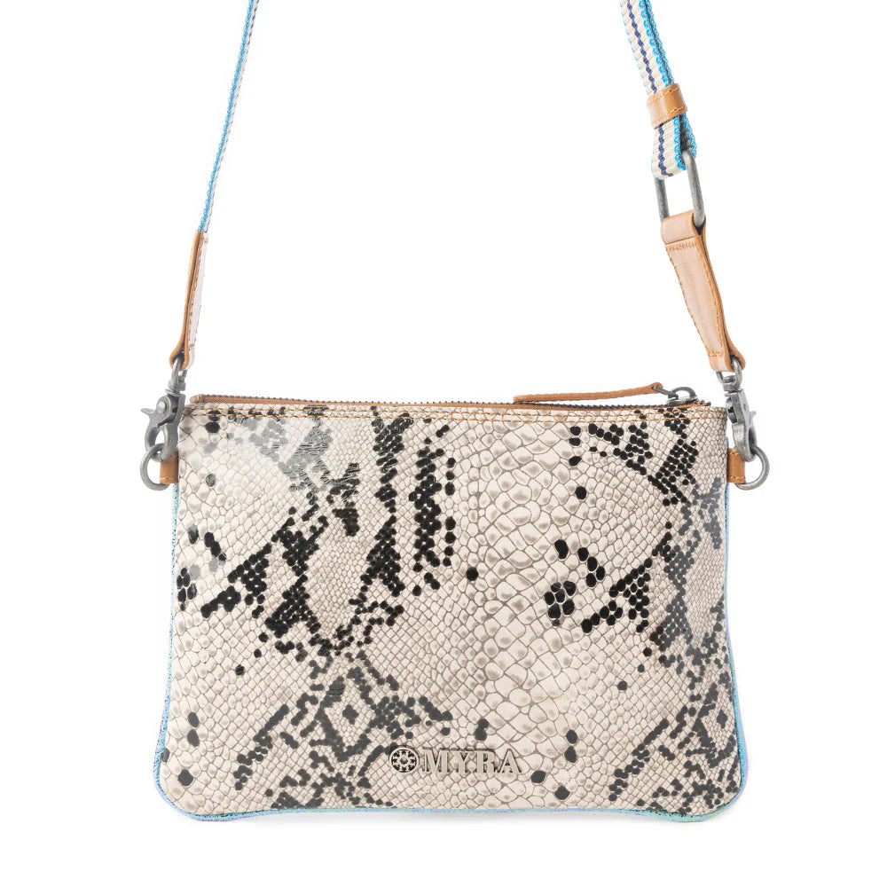 Myra Safari Dawn Leather Bag Snake