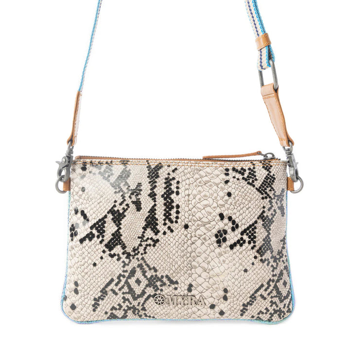 Myra Safari Dawn Leather Bag Snake
