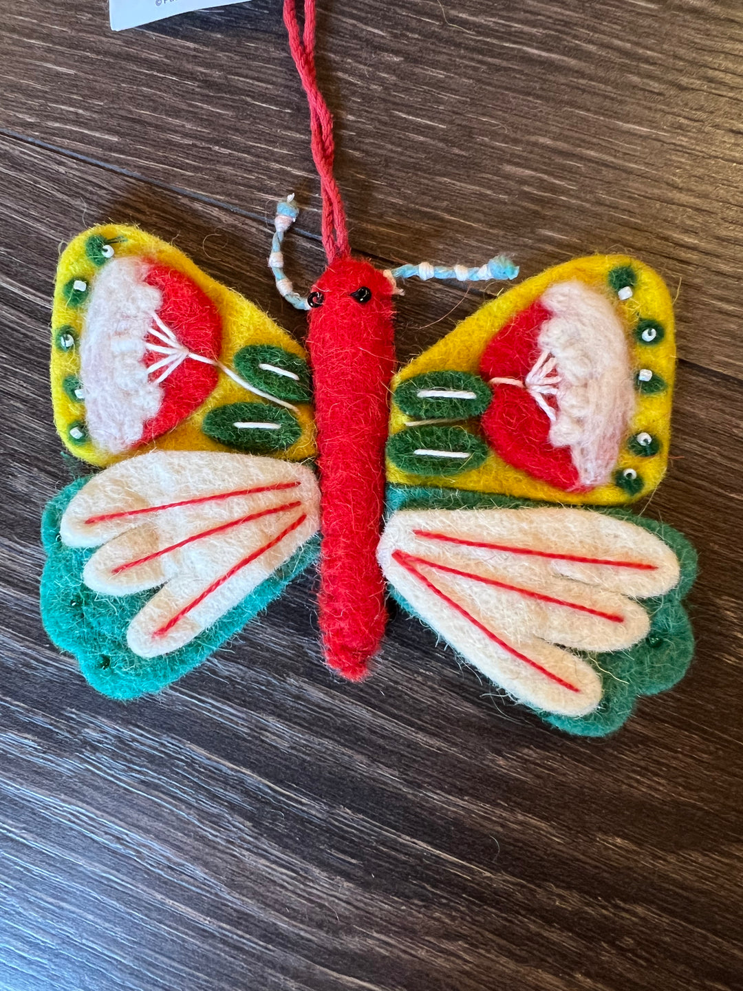 Wool Butterfly Ornament