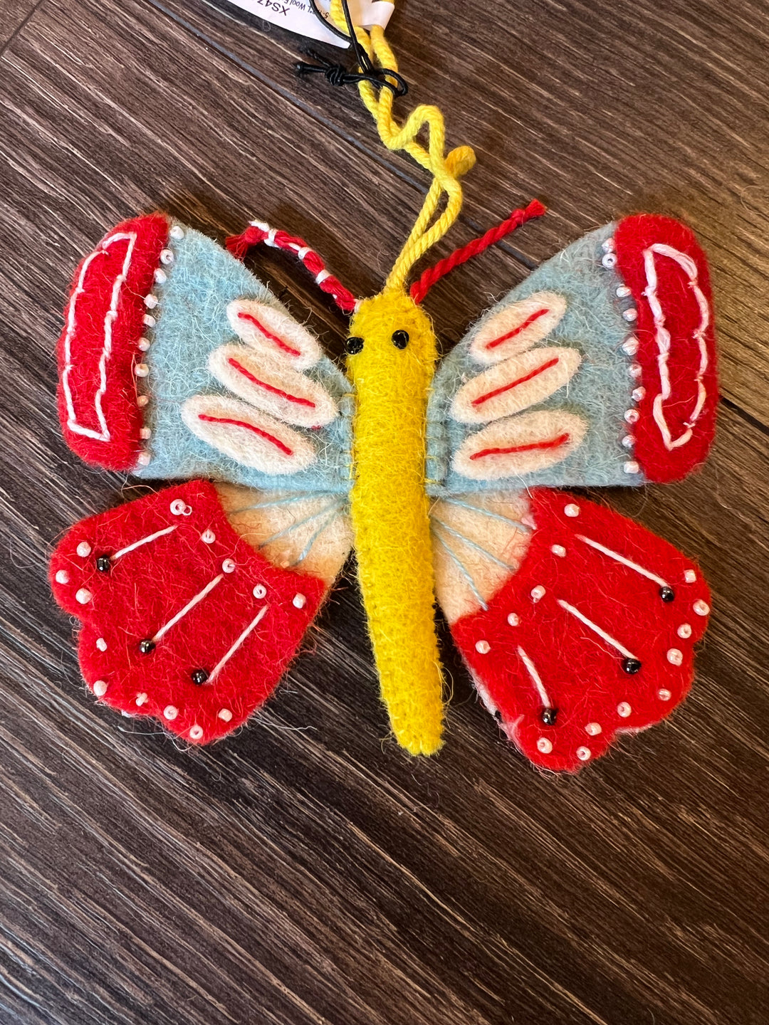 Wool Butterfly Ornament