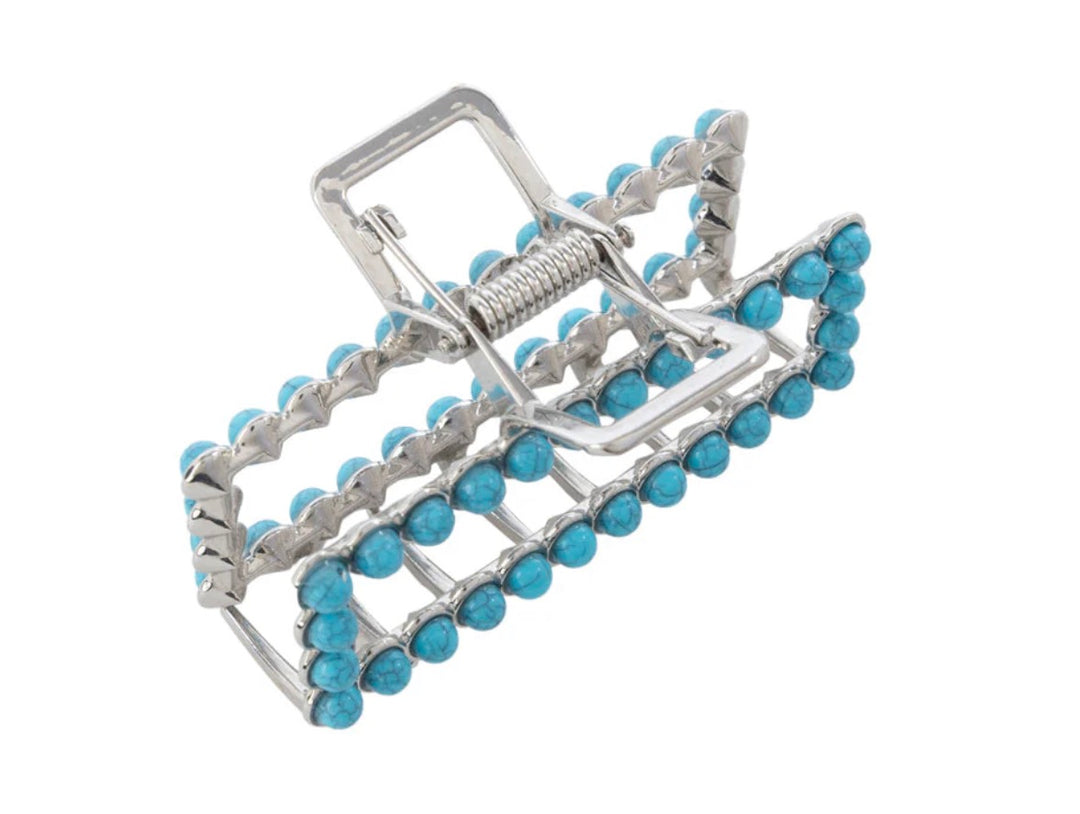 Riverstobe Hair Clip in Sage Blue