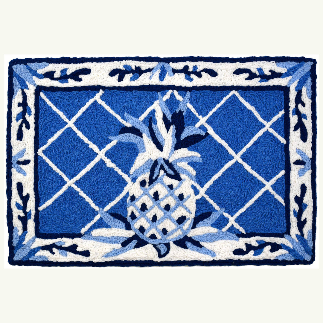 French Country Pineapple Jellybean Rug 20" x 30" - Kitchen