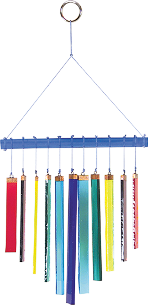 Stained Glass Rainbow Chime