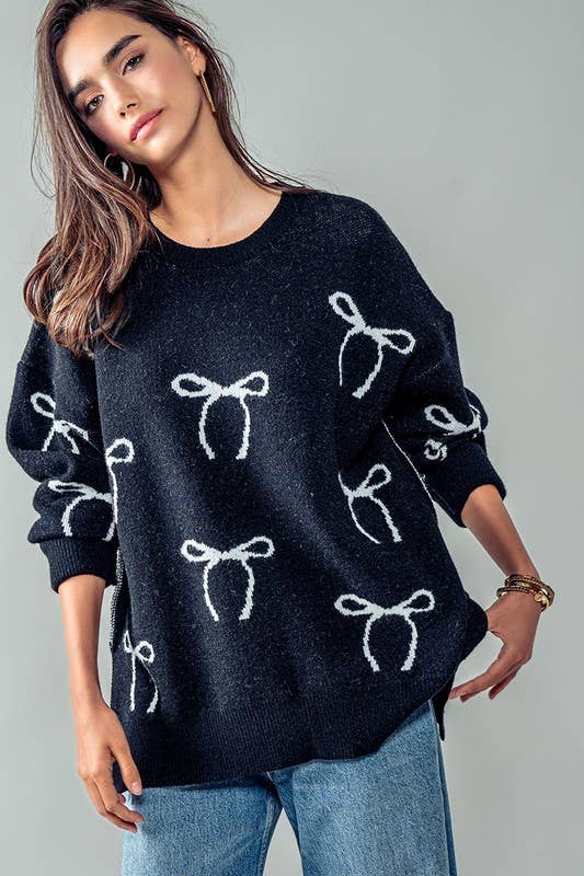 Bow Knit Sweater